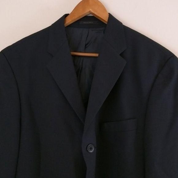 DKNY black 3 front pocket Blazer Size 42 regular - Picture 2 of 8